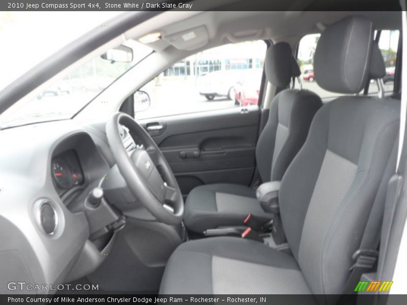 Stone White / Dark Slate Gray 2010 Jeep Compass Sport 4x4