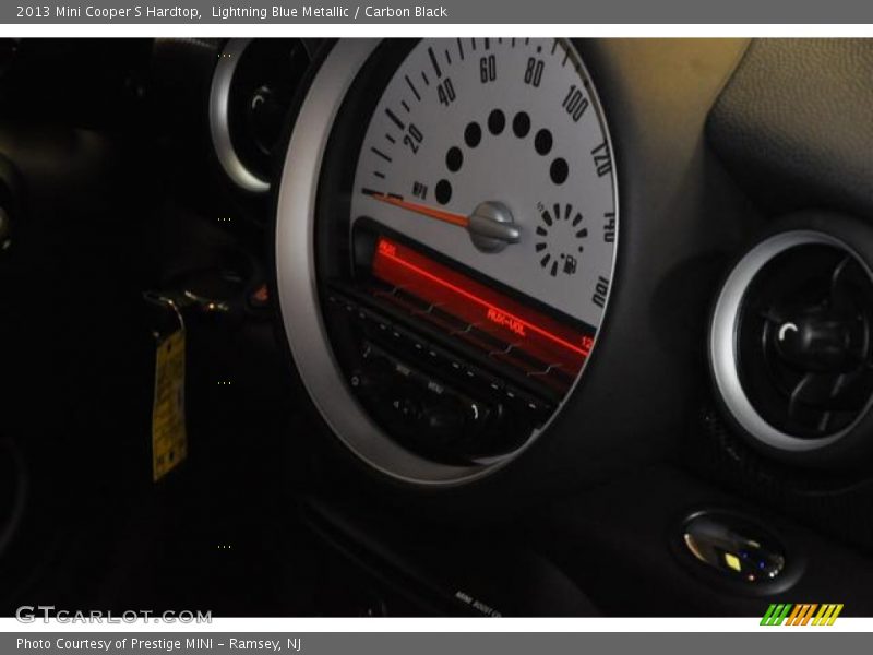 Lightning Blue Metallic / Carbon Black 2013 Mini Cooper S Hardtop