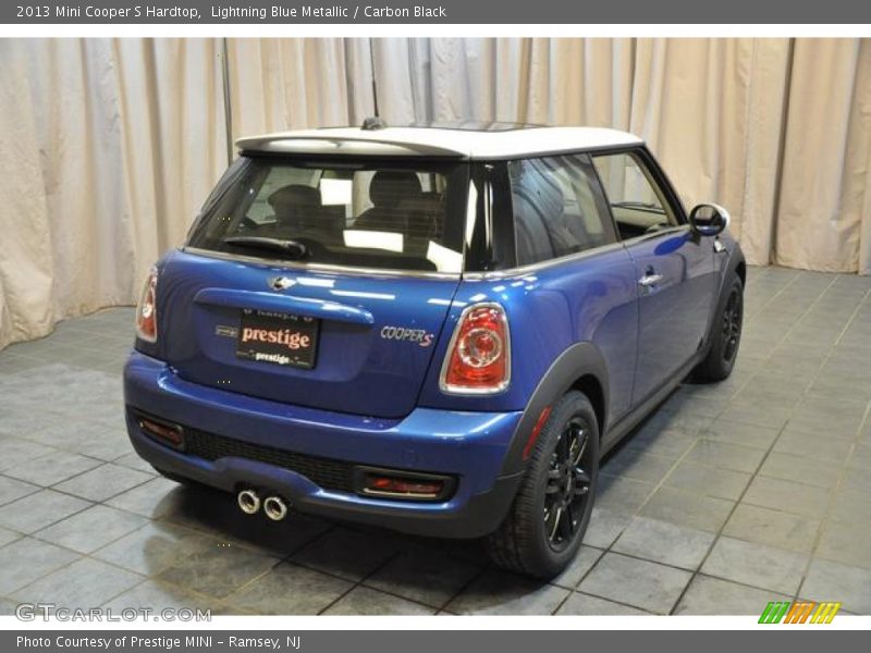 Lightning Blue Metallic / Carbon Black 2013 Mini Cooper S Hardtop