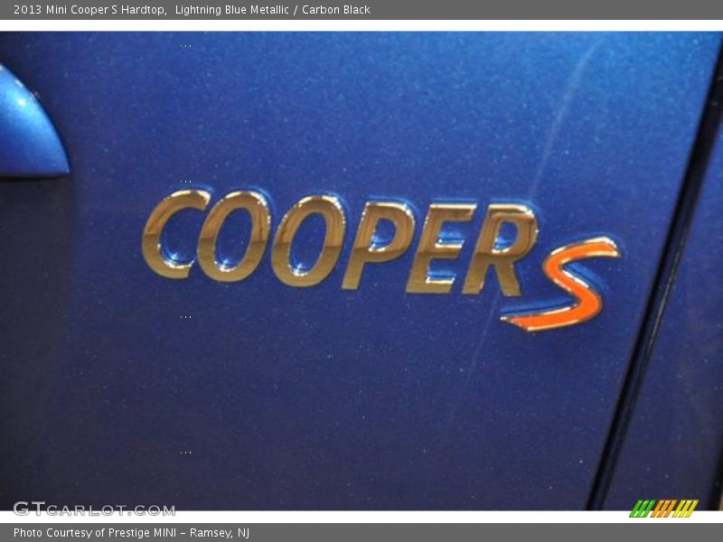 Lightning Blue Metallic / Carbon Black 2013 Mini Cooper S Hardtop