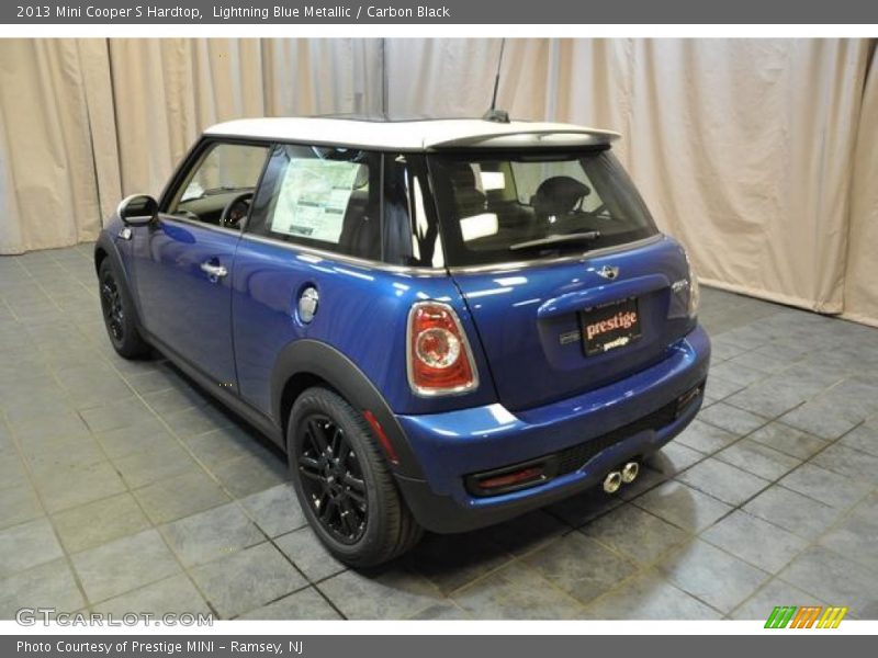 Lightning Blue Metallic / Carbon Black 2013 Mini Cooper S Hardtop