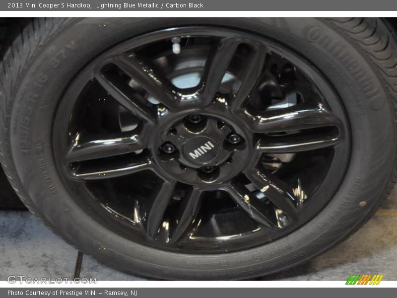 Lightning Blue Metallic / Carbon Black 2013 Mini Cooper S Hardtop