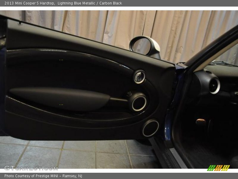 Lightning Blue Metallic / Carbon Black 2013 Mini Cooper S Hardtop