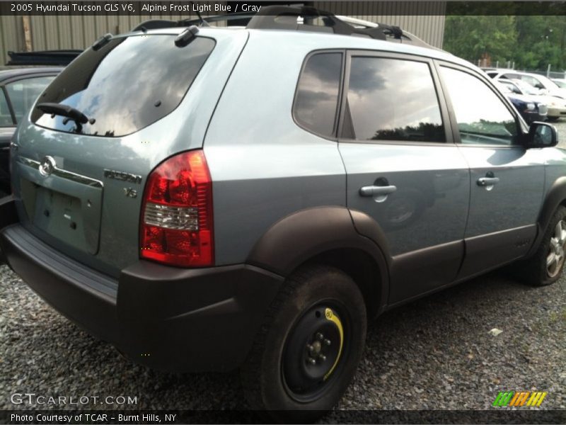 Alpine Frost Light Blue / Gray 2005 Hyundai Tucson GLS V6