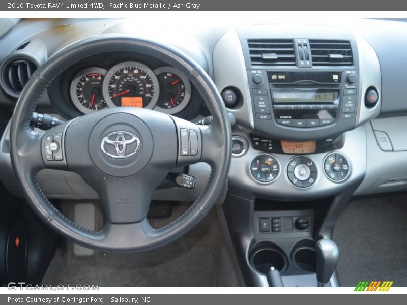 Pacific Blue Metallic / Ash Gray 2010 Toyota RAV4 Limited 4WD