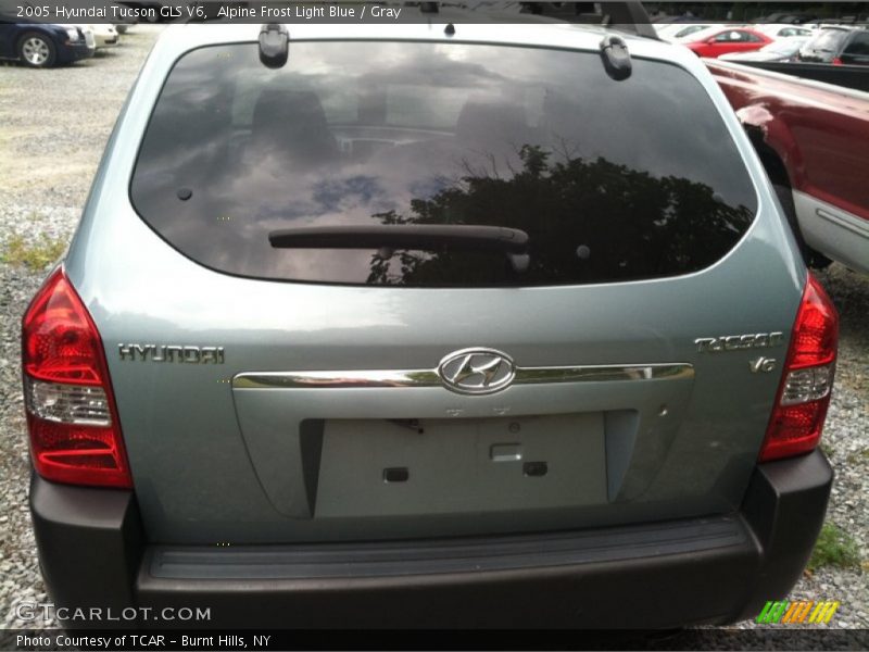 Alpine Frost Light Blue / Gray 2005 Hyundai Tucson GLS V6