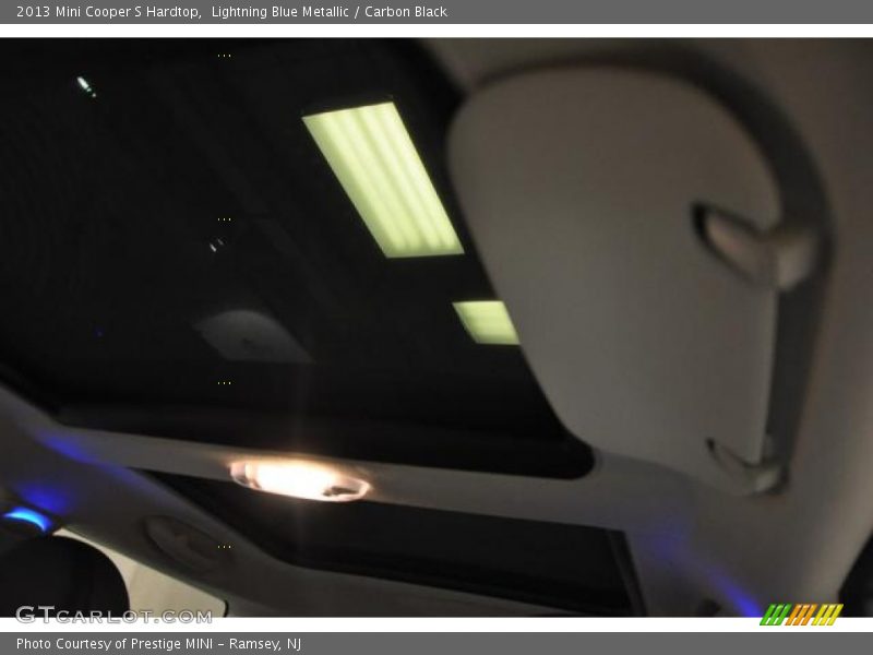 Lightning Blue Metallic / Carbon Black 2013 Mini Cooper S Hardtop