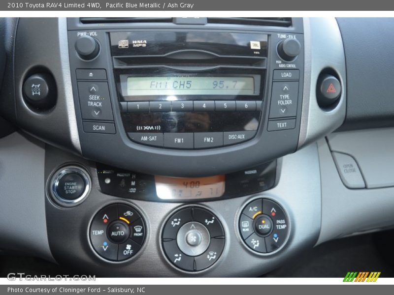 Pacific Blue Metallic / Ash Gray 2010 Toyota RAV4 Limited 4WD