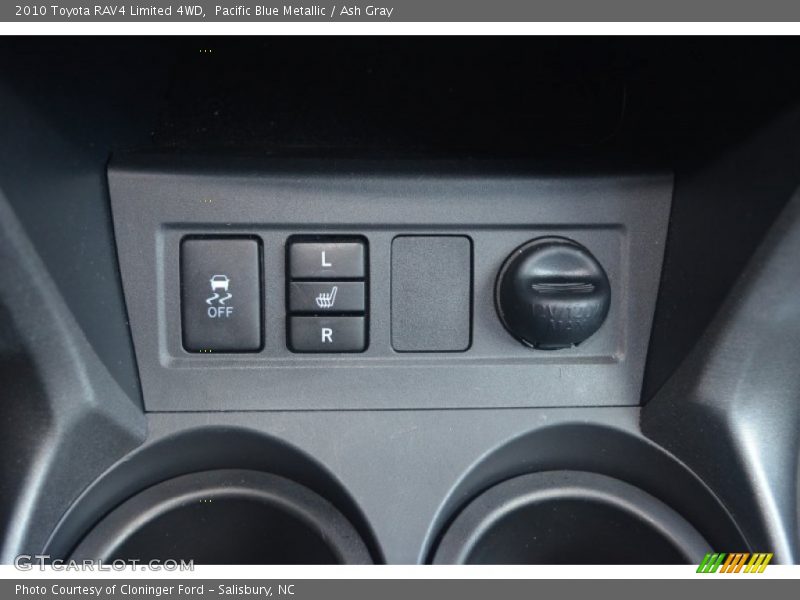 Pacific Blue Metallic / Ash Gray 2010 Toyota RAV4 Limited 4WD