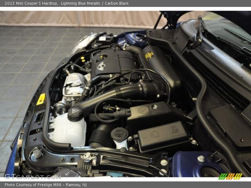Lightning Blue Metallic / Carbon Black 2013 Mini Cooper S Hardtop