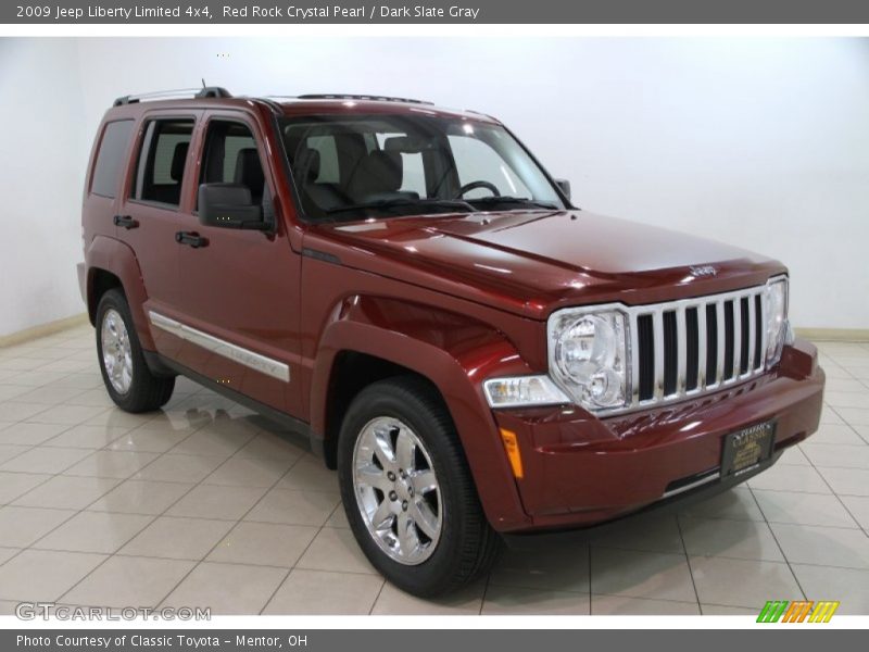Red Rock Crystal Pearl / Dark Slate Gray 2009 Jeep Liberty Limited 4x4