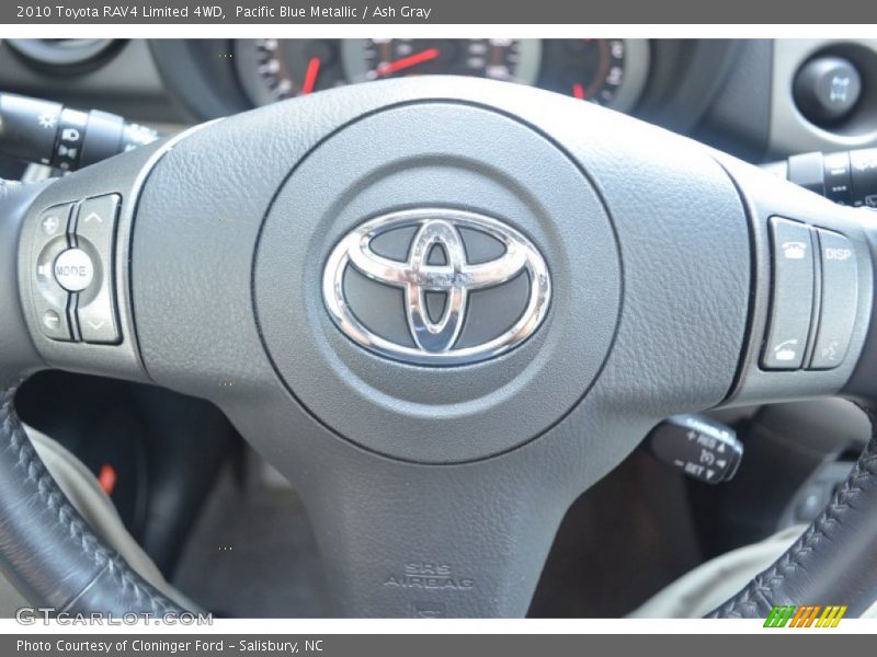 Pacific Blue Metallic / Ash Gray 2010 Toyota RAV4 Limited 4WD