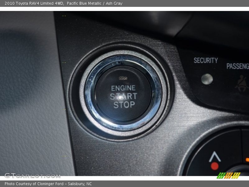 Pacific Blue Metallic / Ash Gray 2010 Toyota RAV4 Limited 4WD
