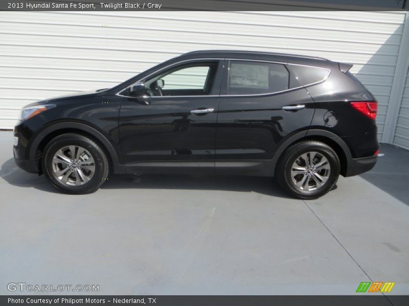 Twilight Black / Gray 2013 Hyundai Santa Fe Sport