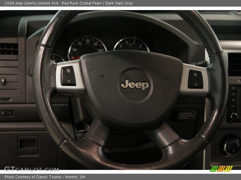 Red Rock Crystal Pearl / Dark Slate Gray 2009 Jeep Liberty Limited 4x4