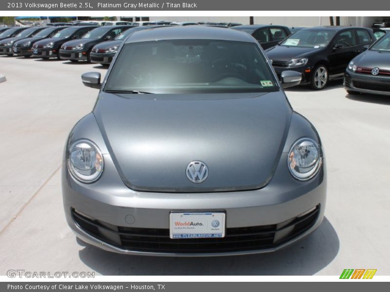 Platinum Gray Metallic / Titan Black 2013 Volkswagen Beetle 2.5L