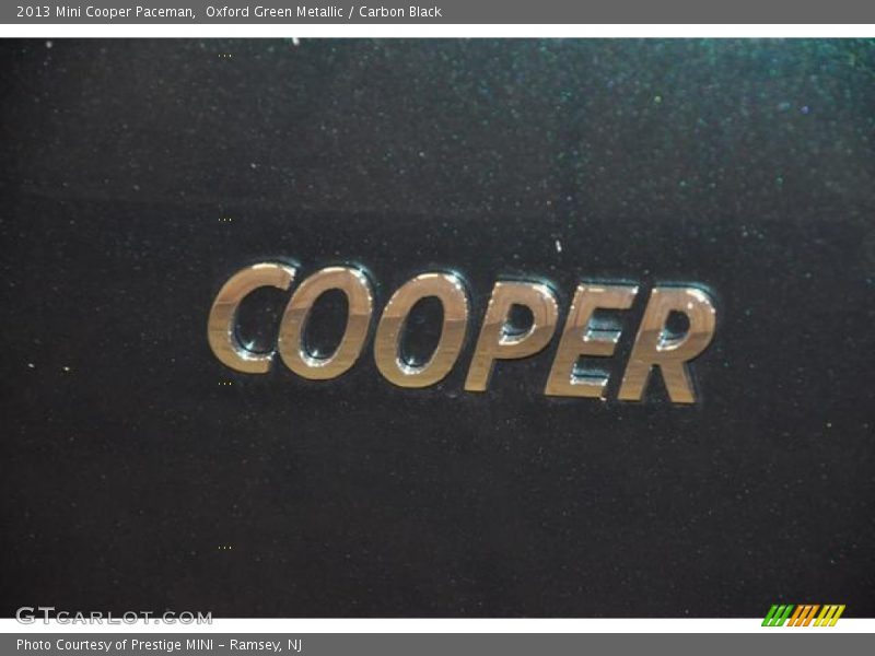 Oxford Green Metallic / Carbon Black 2013 Mini Cooper Paceman