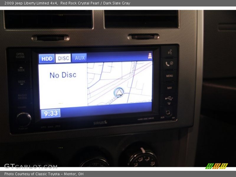 Red Rock Crystal Pearl / Dark Slate Gray 2009 Jeep Liberty Limited 4x4