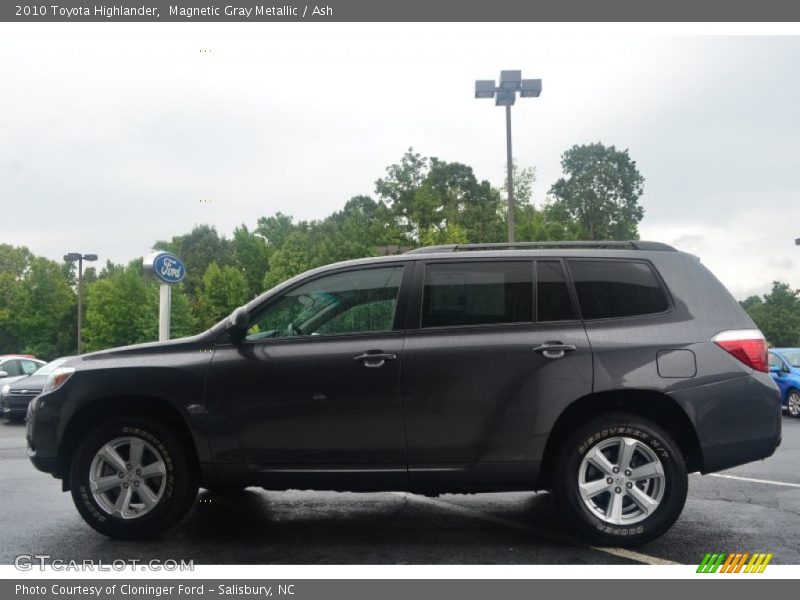 Magnetic Gray Metallic / Ash 2010 Toyota Highlander