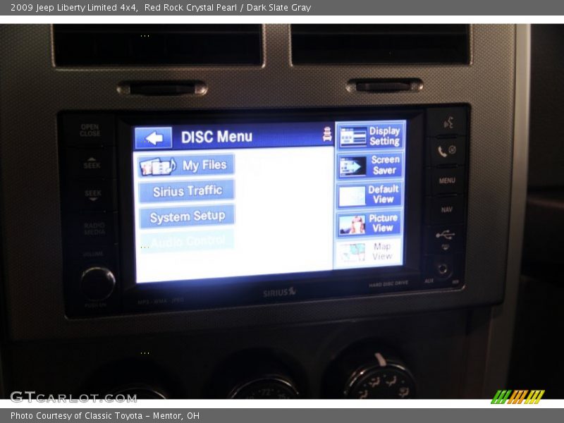 Red Rock Crystal Pearl / Dark Slate Gray 2009 Jeep Liberty Limited 4x4
