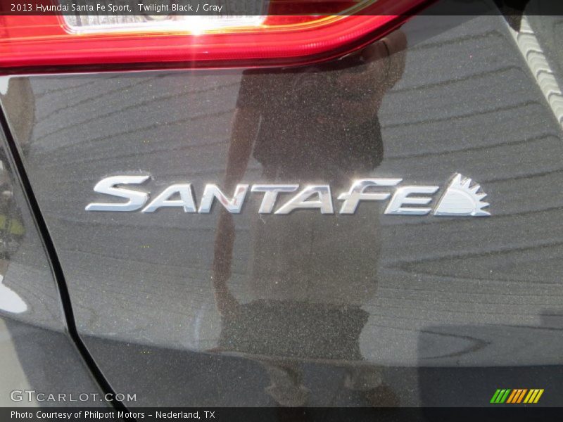 Twilight Black / Gray 2013 Hyundai Santa Fe Sport