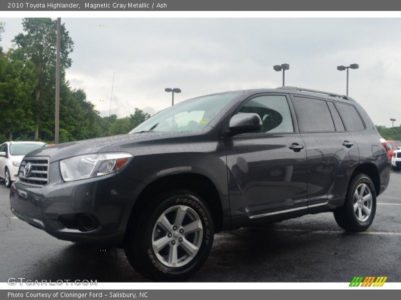 Magnetic Gray Metallic / Ash 2010 Toyota Highlander