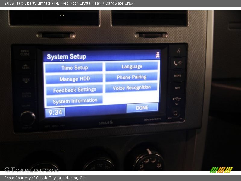 Red Rock Crystal Pearl / Dark Slate Gray 2009 Jeep Liberty Limited 4x4