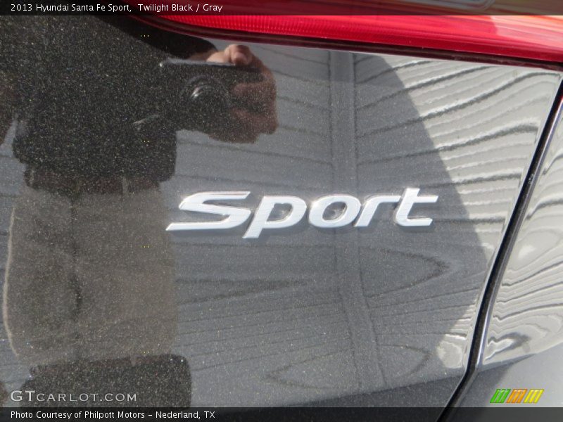Twilight Black / Gray 2013 Hyundai Santa Fe Sport