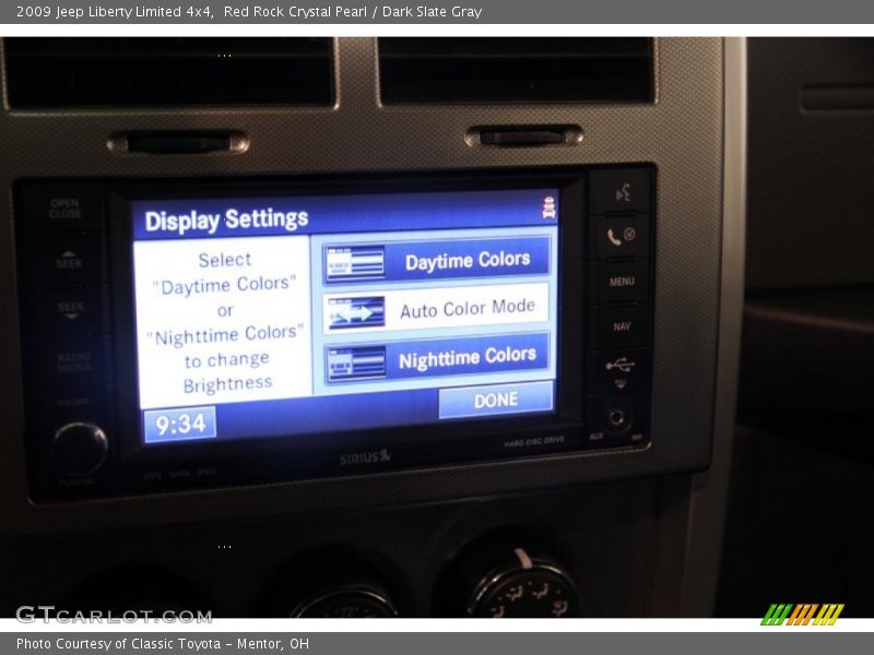 Red Rock Crystal Pearl / Dark Slate Gray 2009 Jeep Liberty Limited 4x4