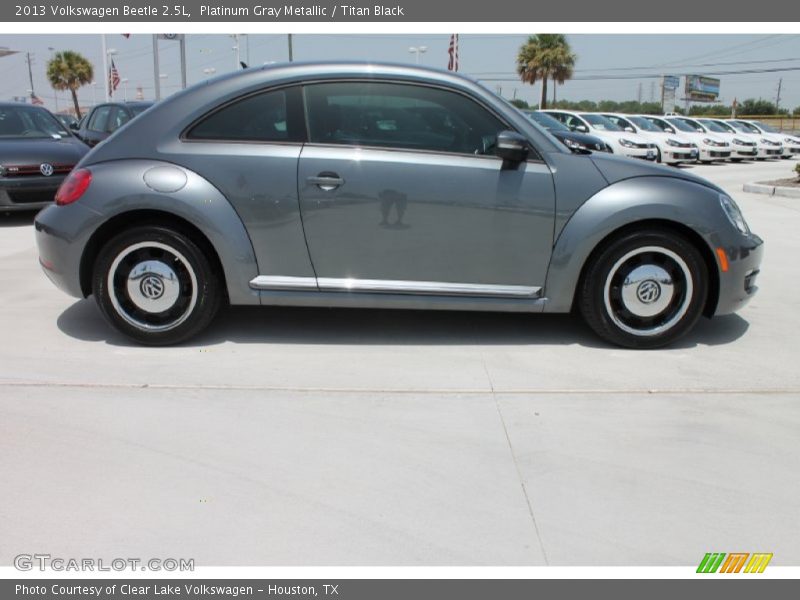 Platinum Gray Metallic / Titan Black 2013 Volkswagen Beetle 2.5L