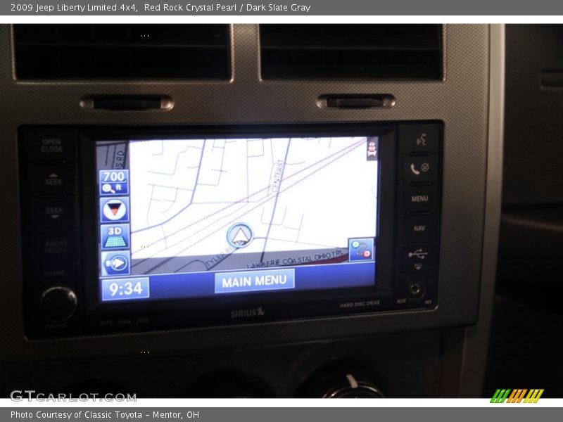 Red Rock Crystal Pearl / Dark Slate Gray 2009 Jeep Liberty Limited 4x4