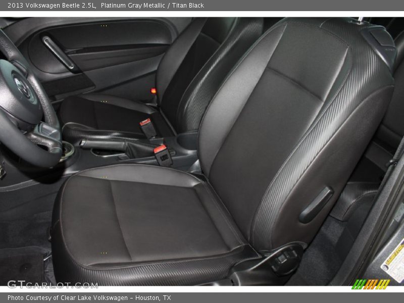 Platinum Gray Metallic / Titan Black 2013 Volkswagen Beetle 2.5L