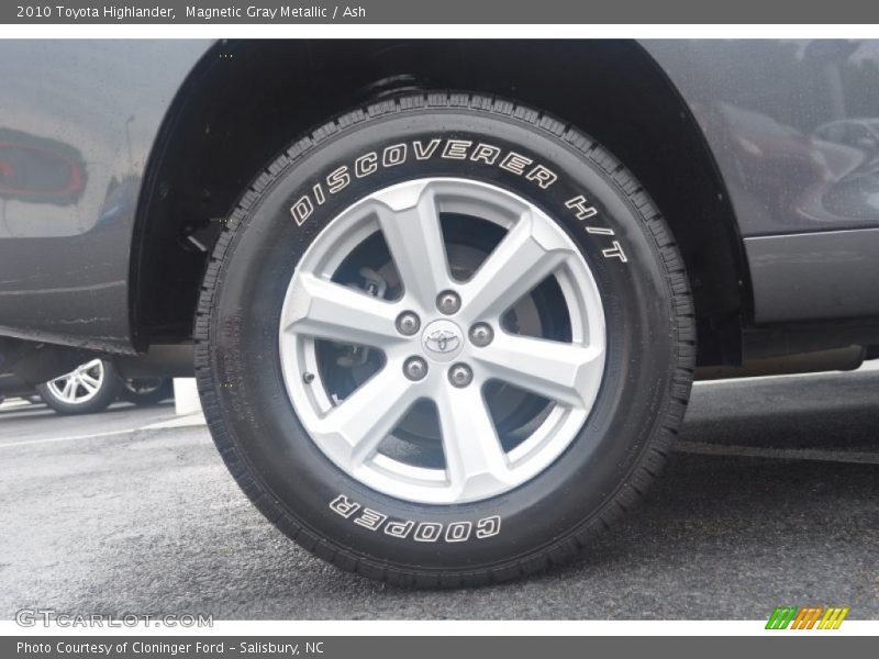 Magnetic Gray Metallic / Ash 2010 Toyota Highlander