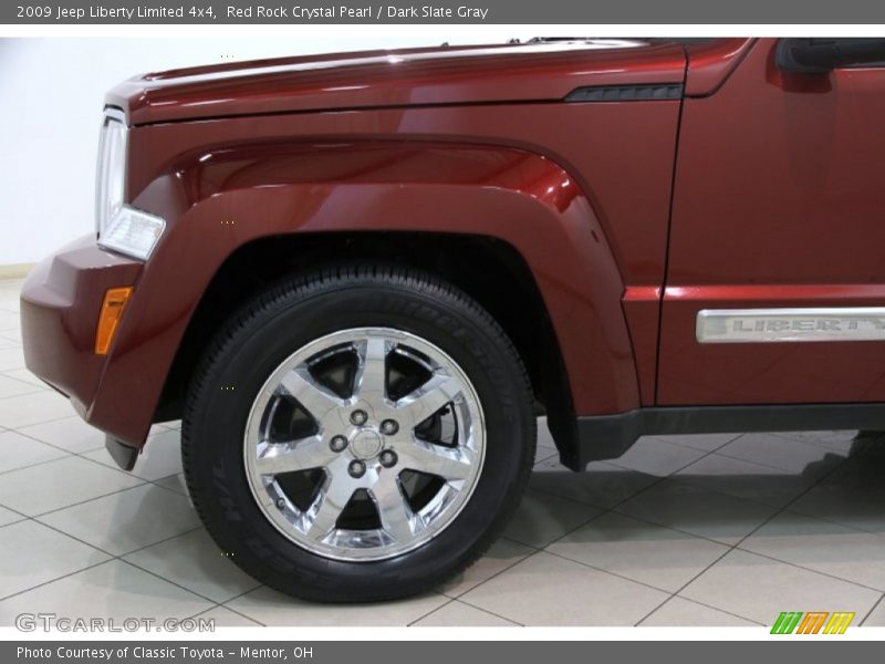 Red Rock Crystal Pearl / Dark Slate Gray 2009 Jeep Liberty Limited 4x4