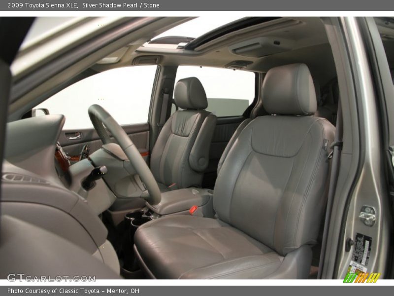 Silver Shadow Pearl / Stone 2009 Toyota Sienna XLE