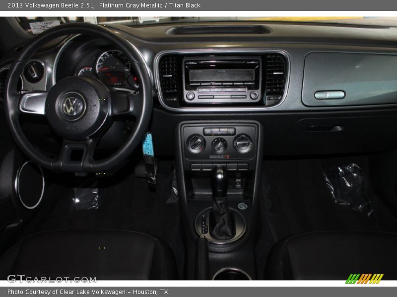 Platinum Gray Metallic / Titan Black 2013 Volkswagen Beetle 2.5L