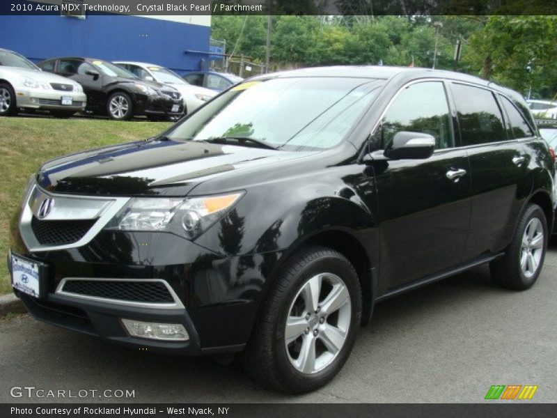 Crystal Black Pearl / Parchment 2010 Acura MDX Technology