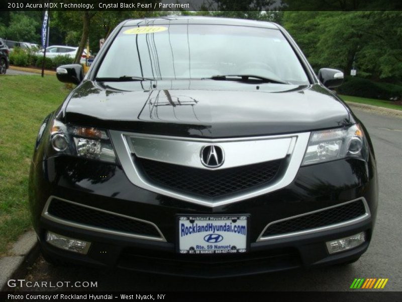 Crystal Black Pearl / Parchment 2010 Acura MDX Technology