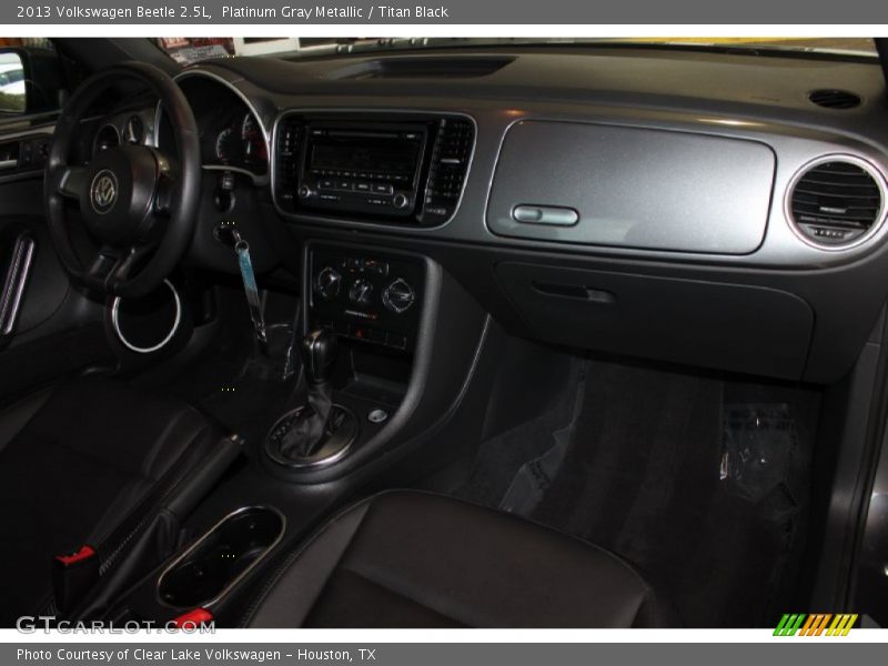 Platinum Gray Metallic / Titan Black 2013 Volkswagen Beetle 2.5L