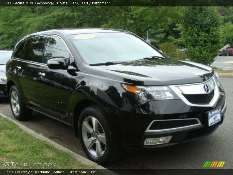Crystal Black Pearl / Parchment 2010 Acura MDX Technology