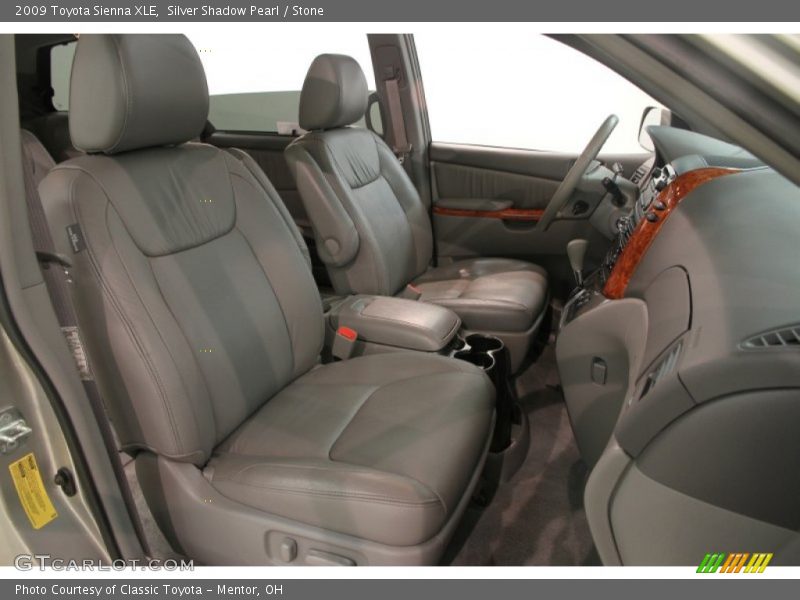 Silver Shadow Pearl / Stone 2009 Toyota Sienna XLE