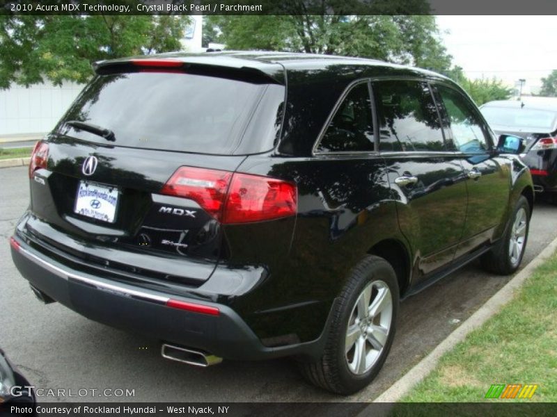 Crystal Black Pearl / Parchment 2010 Acura MDX Technology