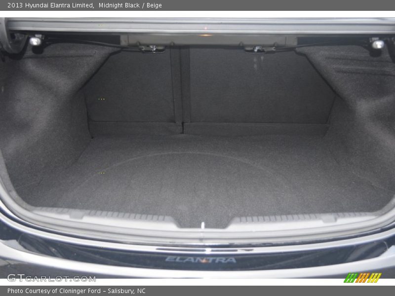 Midnight Black / Beige 2013 Hyundai Elantra Limited