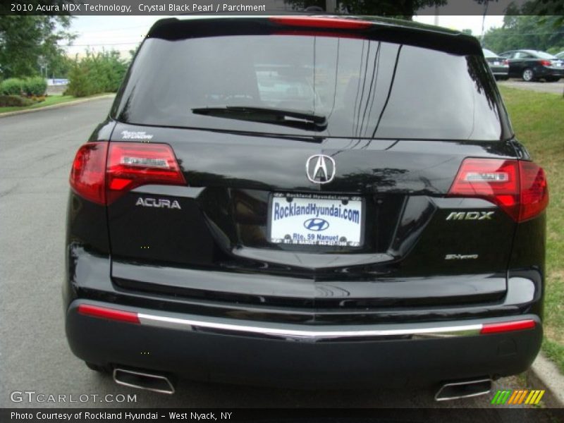 Crystal Black Pearl / Parchment 2010 Acura MDX Technology