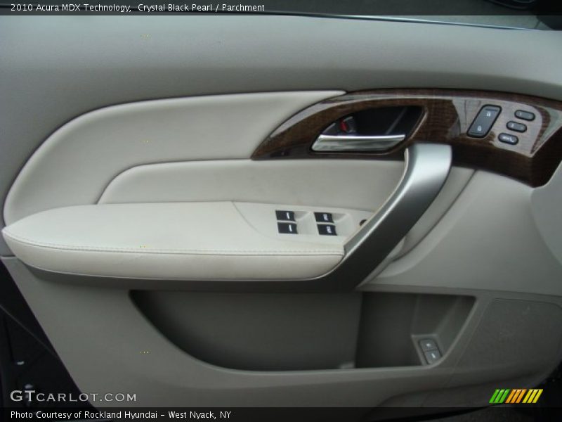 Crystal Black Pearl / Parchment 2010 Acura MDX Technology