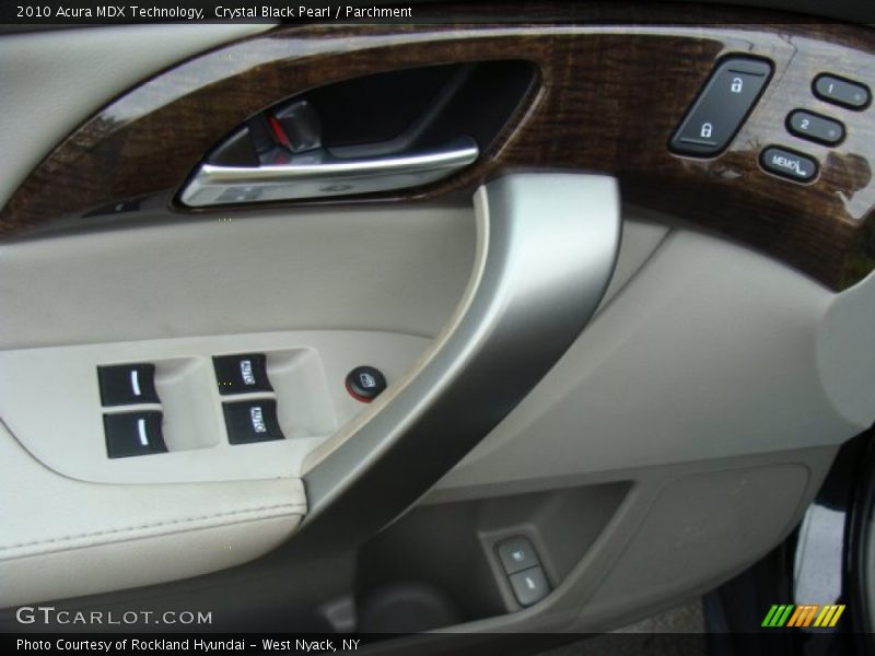 Crystal Black Pearl / Parchment 2010 Acura MDX Technology