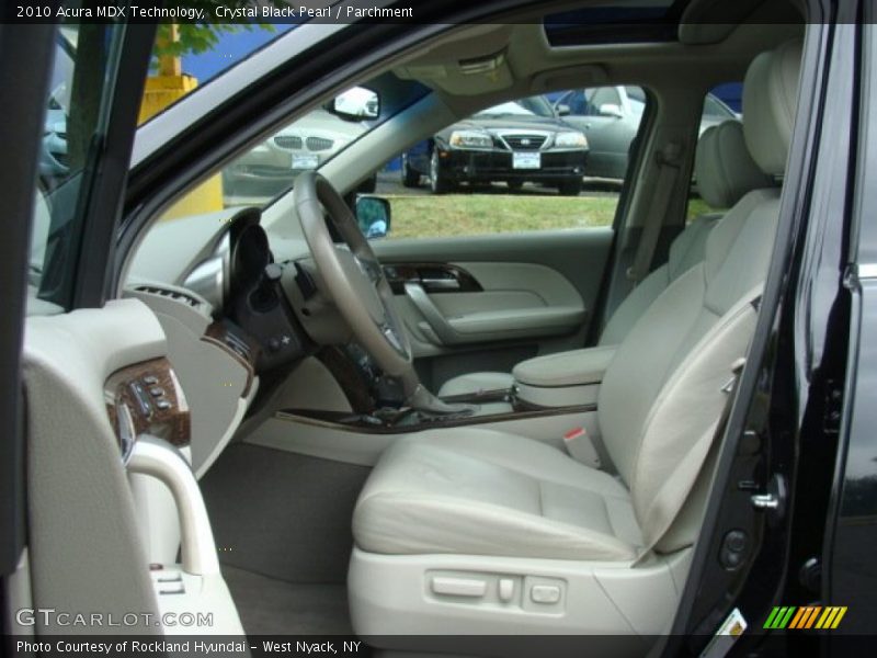 Crystal Black Pearl / Parchment 2010 Acura MDX Technology