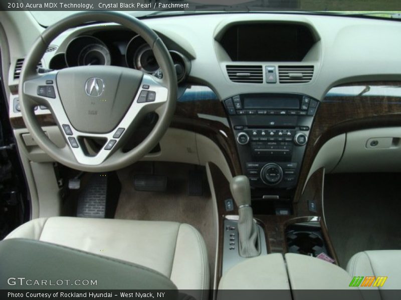 Crystal Black Pearl / Parchment 2010 Acura MDX Technology