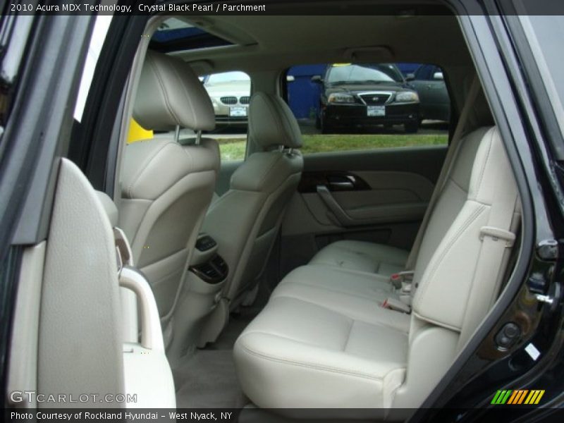 Crystal Black Pearl / Parchment 2010 Acura MDX Technology