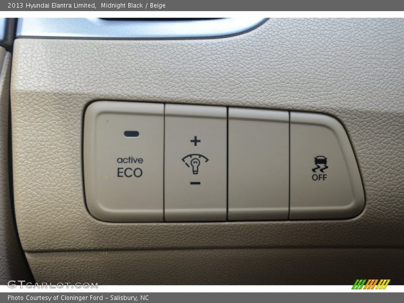Midnight Black / Beige 2013 Hyundai Elantra Limited